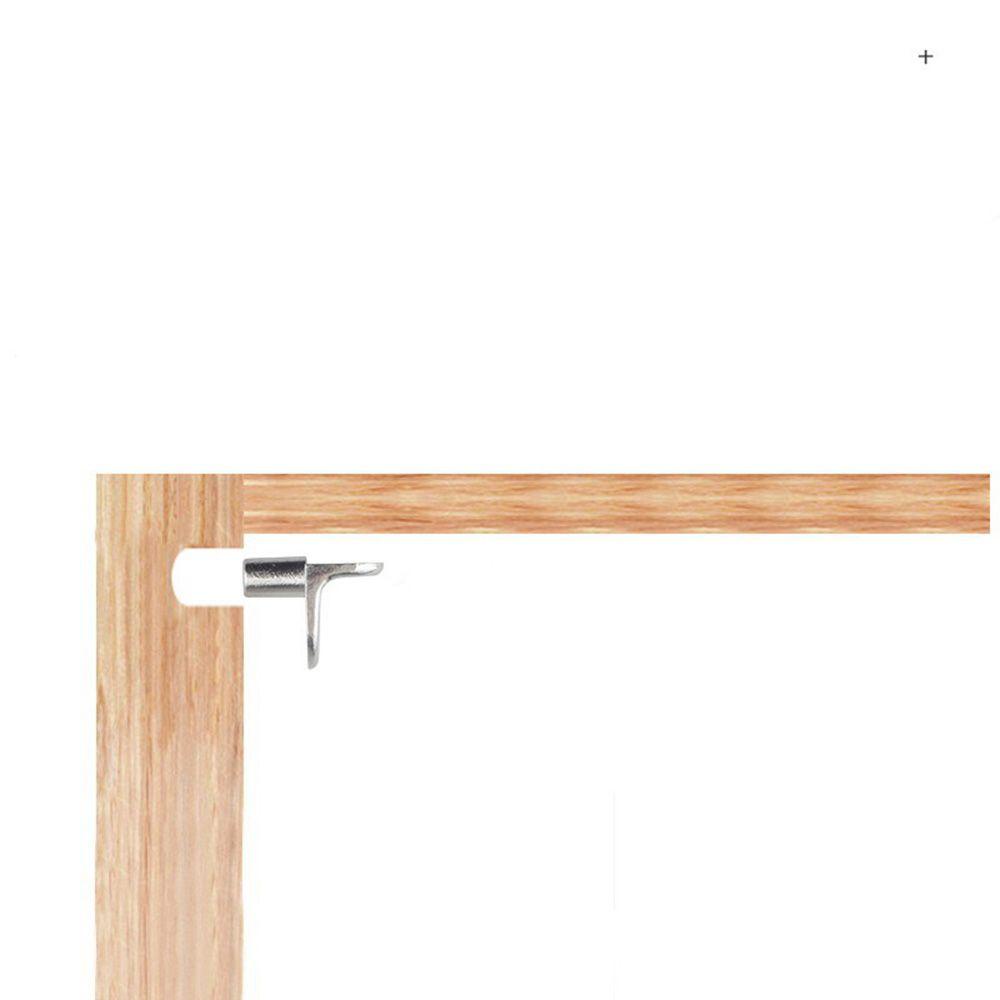 Lanfy Shelf Bracket 5mm Metal Peralatan Peningkatan Rumah Untuk Rak Kaca Shelves Seperator