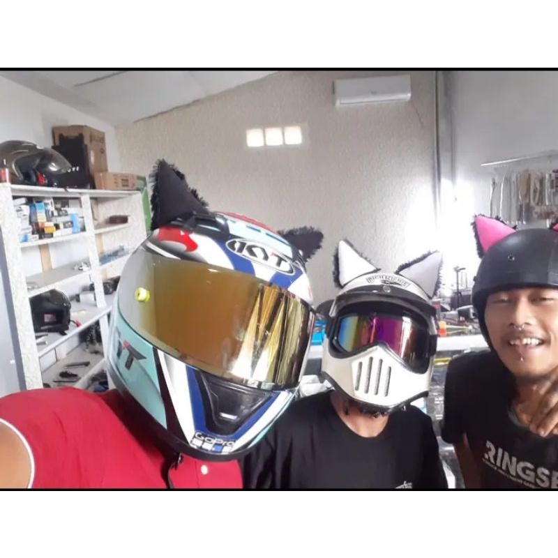 Grosir Kuping Helm, Kuping Kucing Helm, Kuping Kucing Helm Half Face, Kuping Kucing Helm Full Face, 