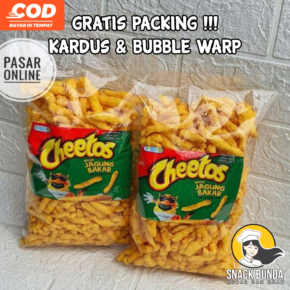 

cheetos jagung bakar 1/4 kg snack cemilan camilan makanan ringan kiloan twis corn