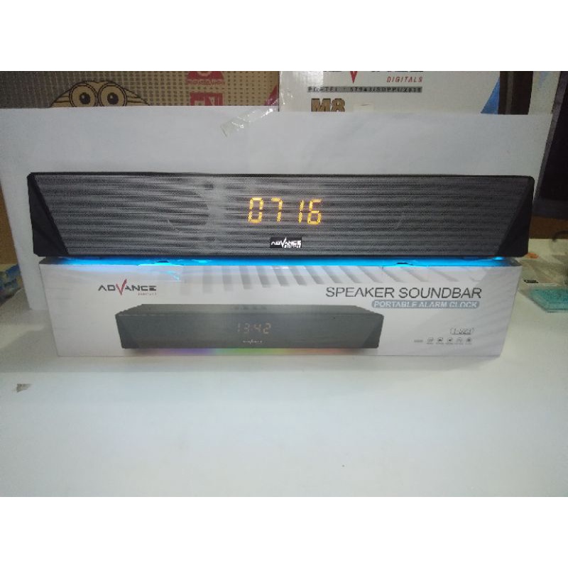 Advance Speaker Soundbar Portable Alarm Clock