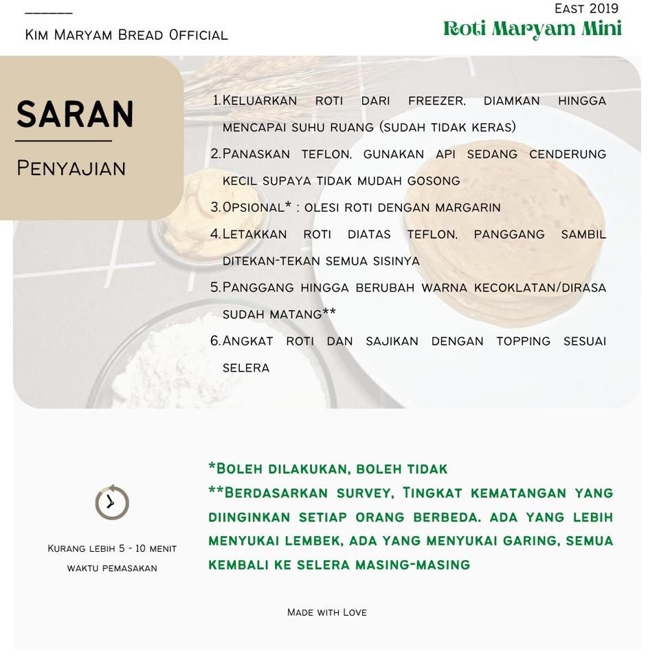 

HARGA MURAH Roti Maryam/Cane/Canai/Konde Kim Original 1 Pack isi 5 Pcs ༄ 858