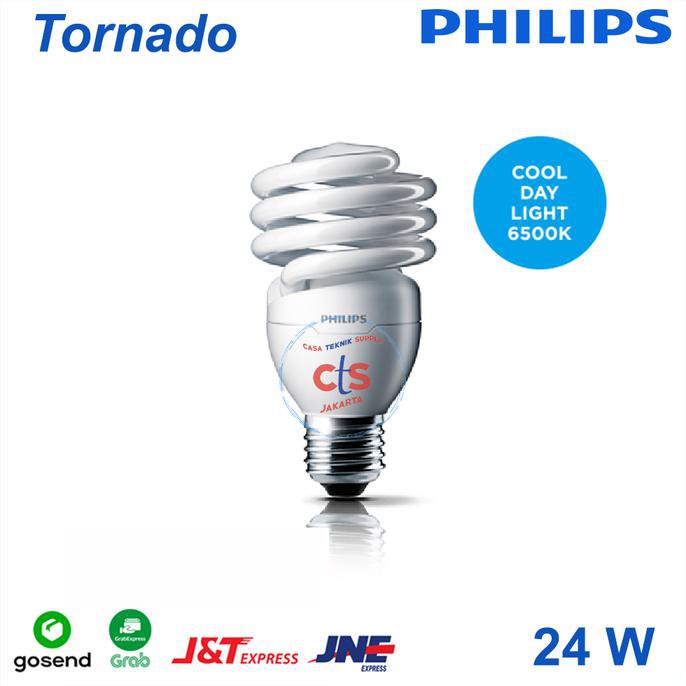 Lampu Philips Tornado 24W 24 W 24 Watt 24Watt Putih