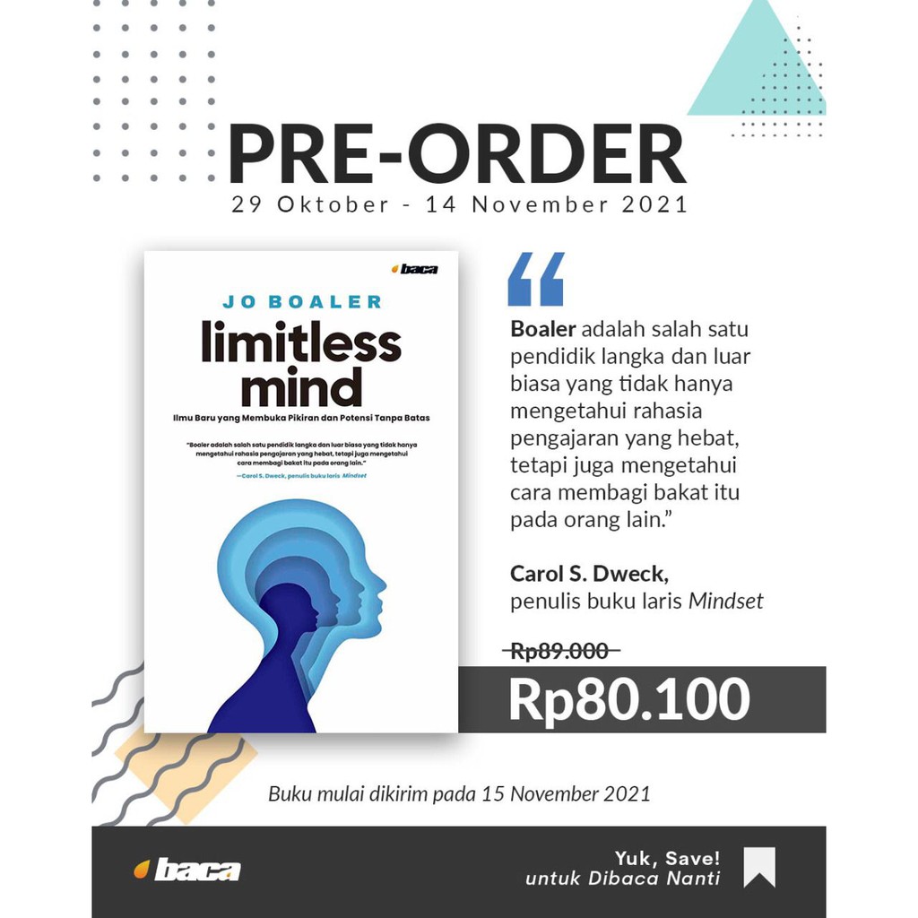 Limitless Mind: Ilmu Baru yang Membuka Pikiran dan Potensi Tanpa Batas/Mindset/The Growth Mindset Co