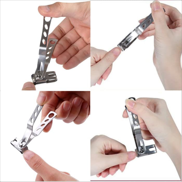 Gunting Kuku Putar 360 derajat Stainless Smart Nail Clipper