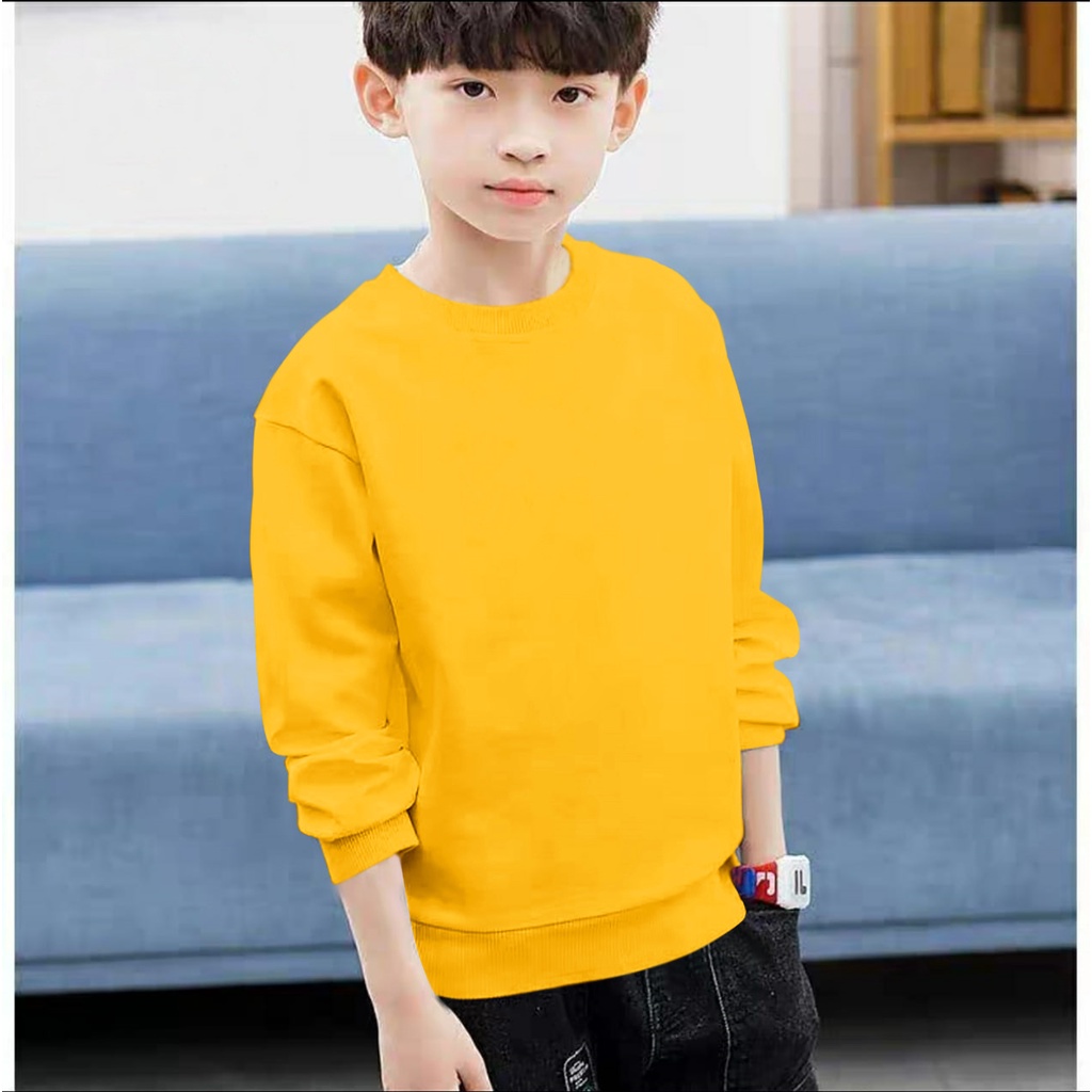 baju sweater anak polos / atasan anak laki laki / sweater anak /  baju anak termurah -alipio fashion