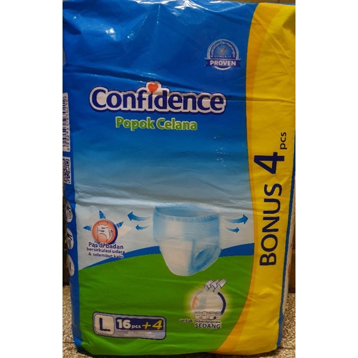 Popok Dewasa Confidence Model Celana L16 Bonus 4
