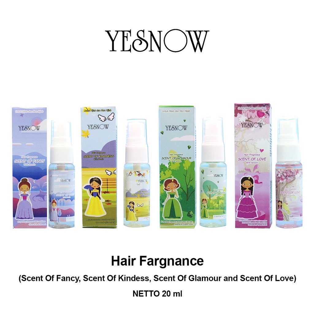 Yesnow Hair Fragrance | Parfum Rambut 20 ml