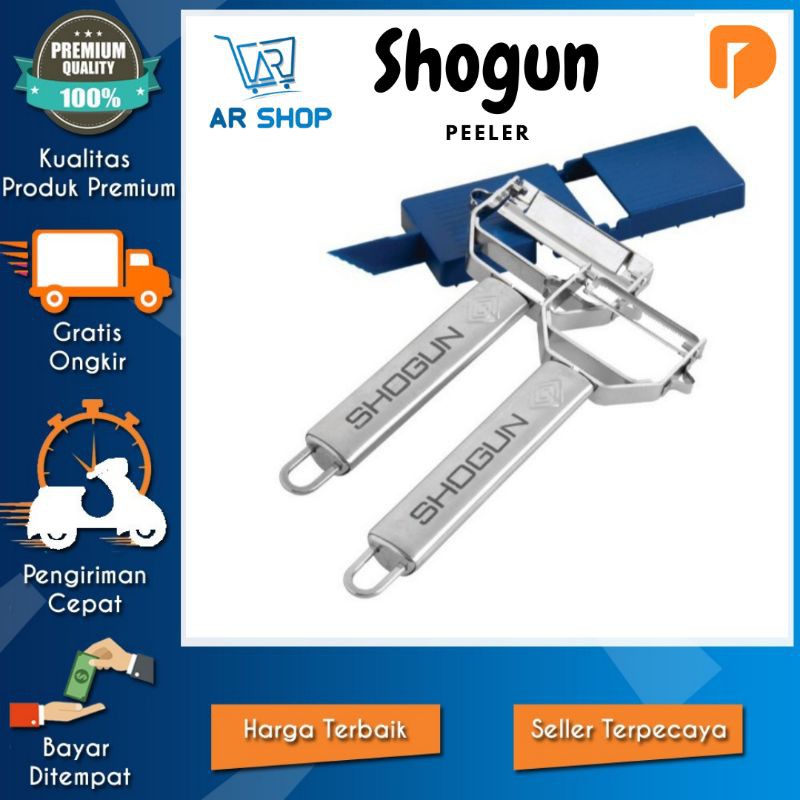 Jual Shogun Peeler Pengupas Buah dan Sayur Alat Penghias Dekorasi Makanan Shopee Indonesia