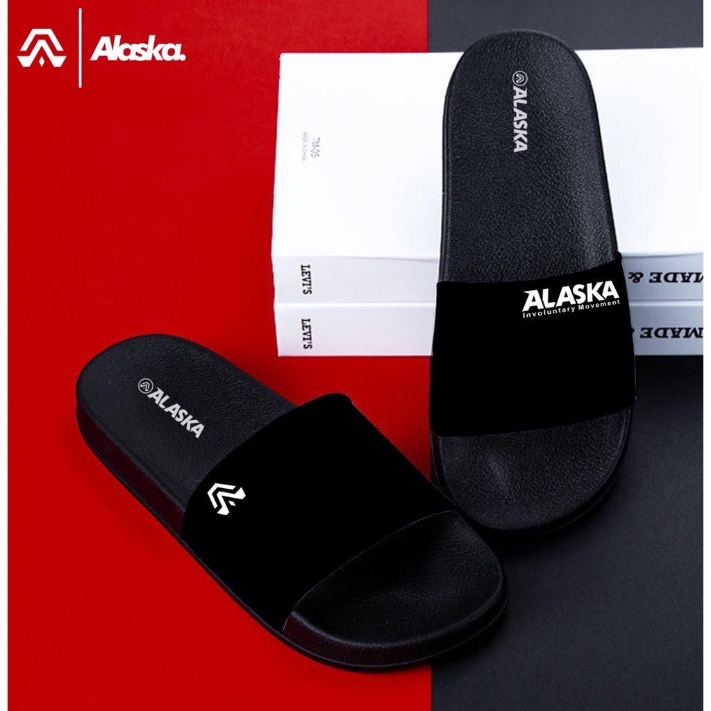 Sandal Slide Pria Dewasa ALASKA Kualitas Premium Terbaru