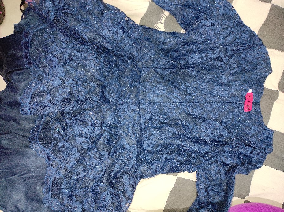 Couple Aurora Navy Busui/brukat/batik