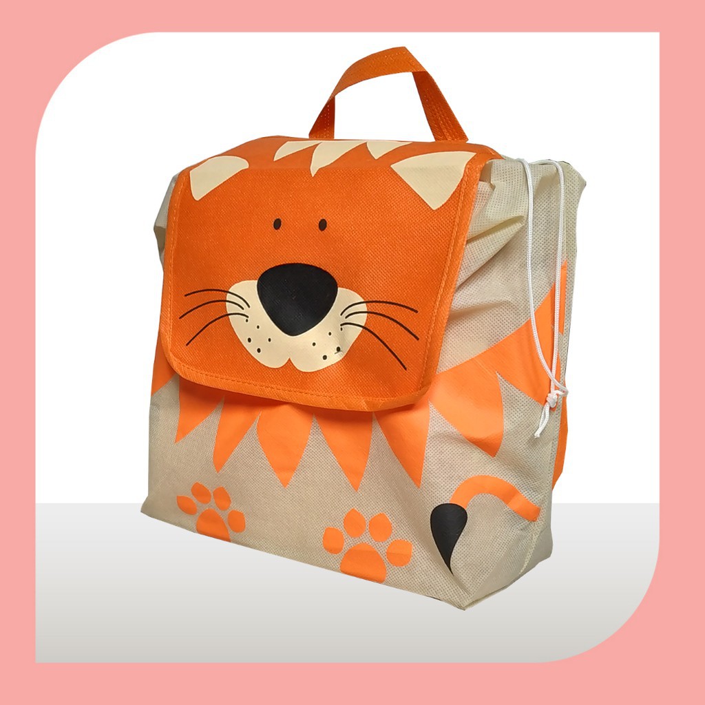 

[COD}] TAS SOUVENIR ULANG TAHUN ANAK LUCU KARAKTER ANIMAL UKURAN 34X24X9