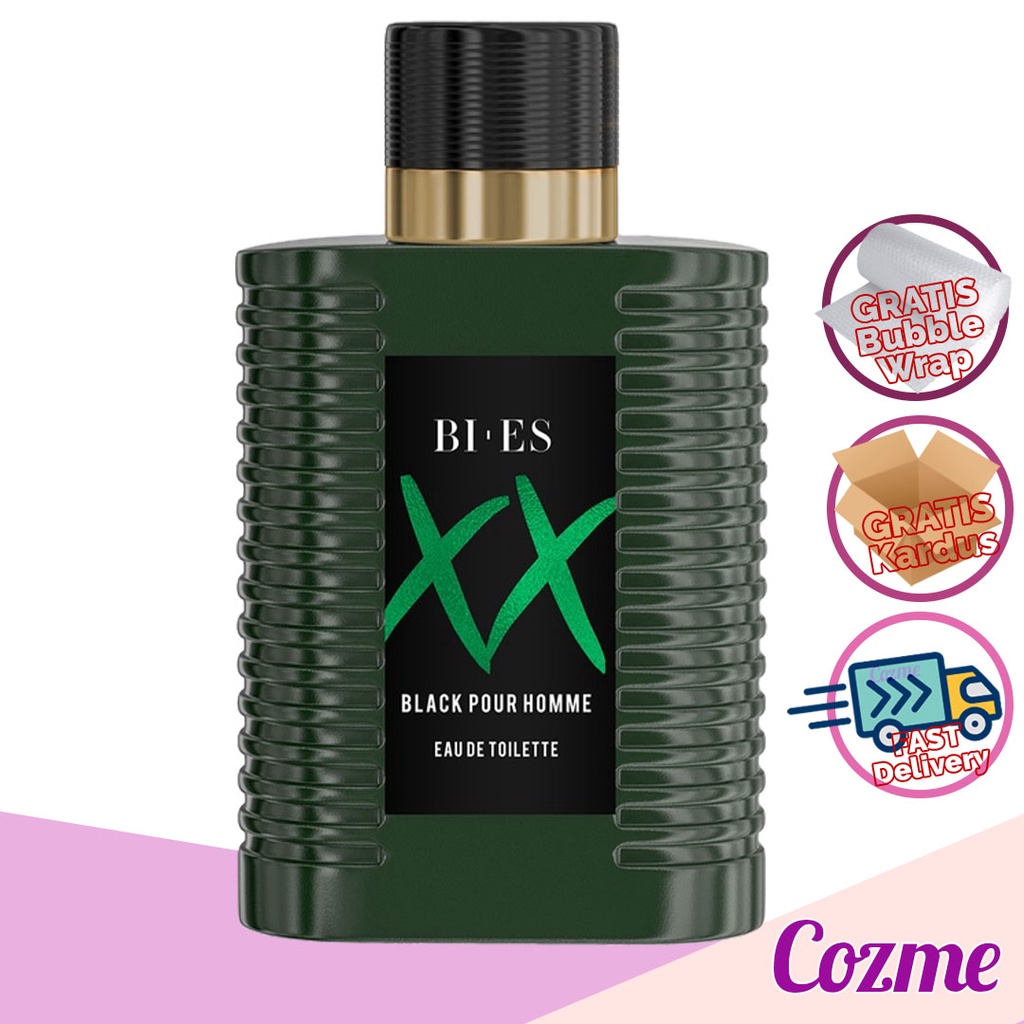 BIES Parfum Pria XX Black Pour Homme - 100mL EDT