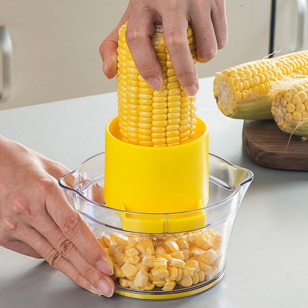 [Elegan] Pemipil Jagung Masak Rumah Remover Cutter Shaver Alat Pengupas Corns Stripper