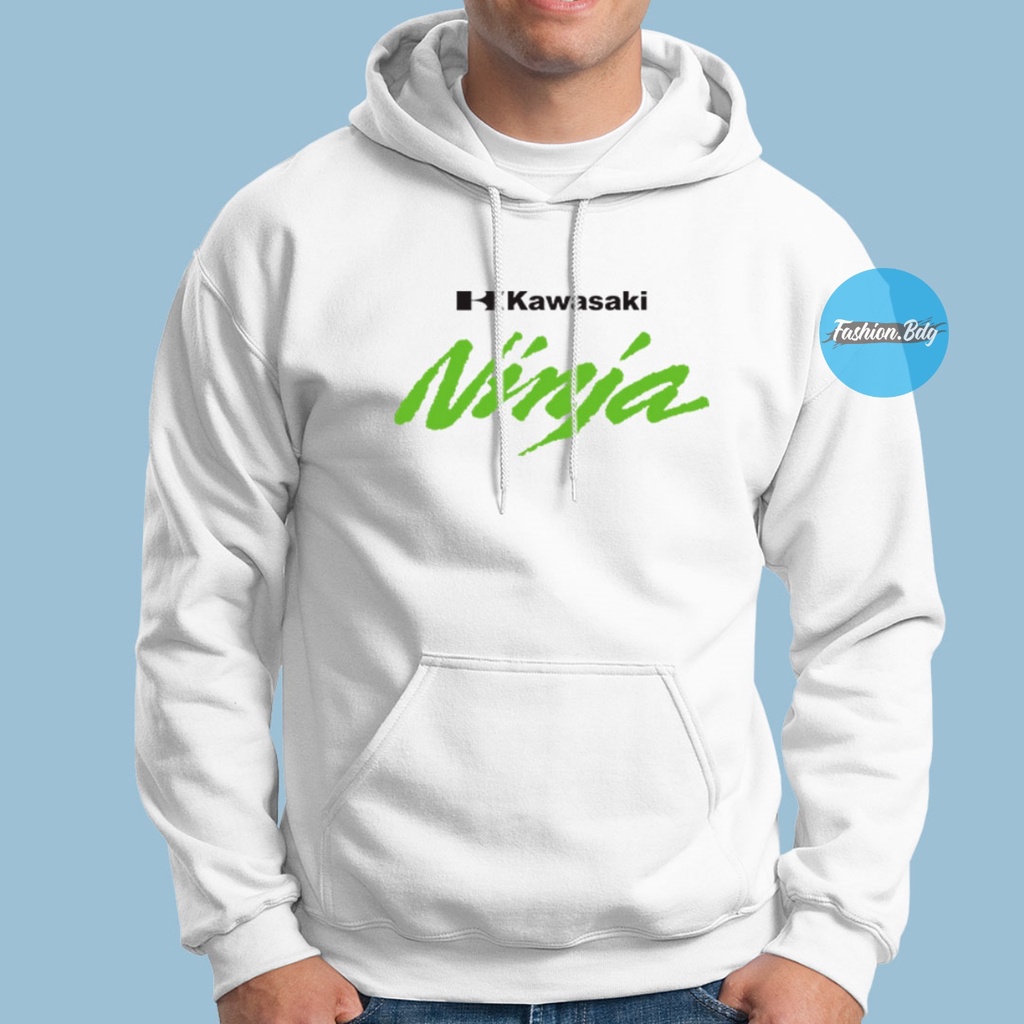 JAKET SWEATER HOODIE PRIA KAWASAKI NINJA