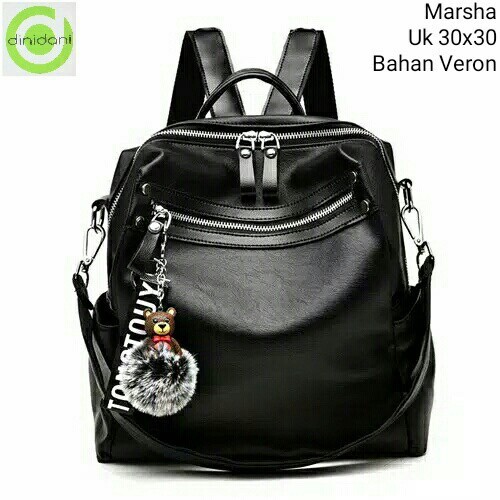 Backpack Marsha 2in1 Tas Ransel Wanita Bagus Terbaru Tas Cantik Murah Prodak Lokal Bandung
