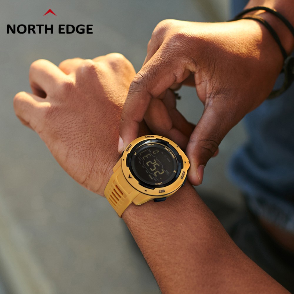 north edge mars 1 yellow edition jam tanga outdoor jam hiking jam tangan pria termurah