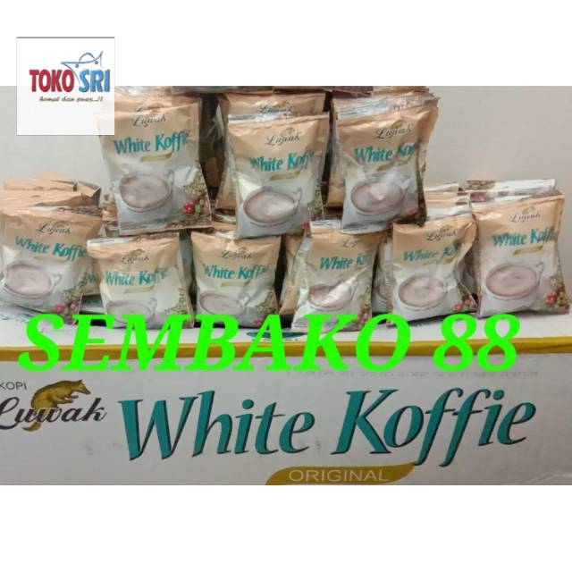 

KOPI LUWAK WHITE COFFIE 20GR 1RENCENG ISI 10BUNGKUS