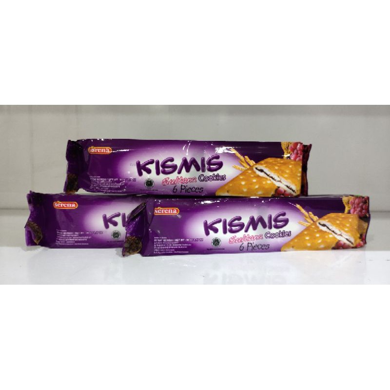 

Biskuit Serena Kismis Sultana 90gr x 3Pcs