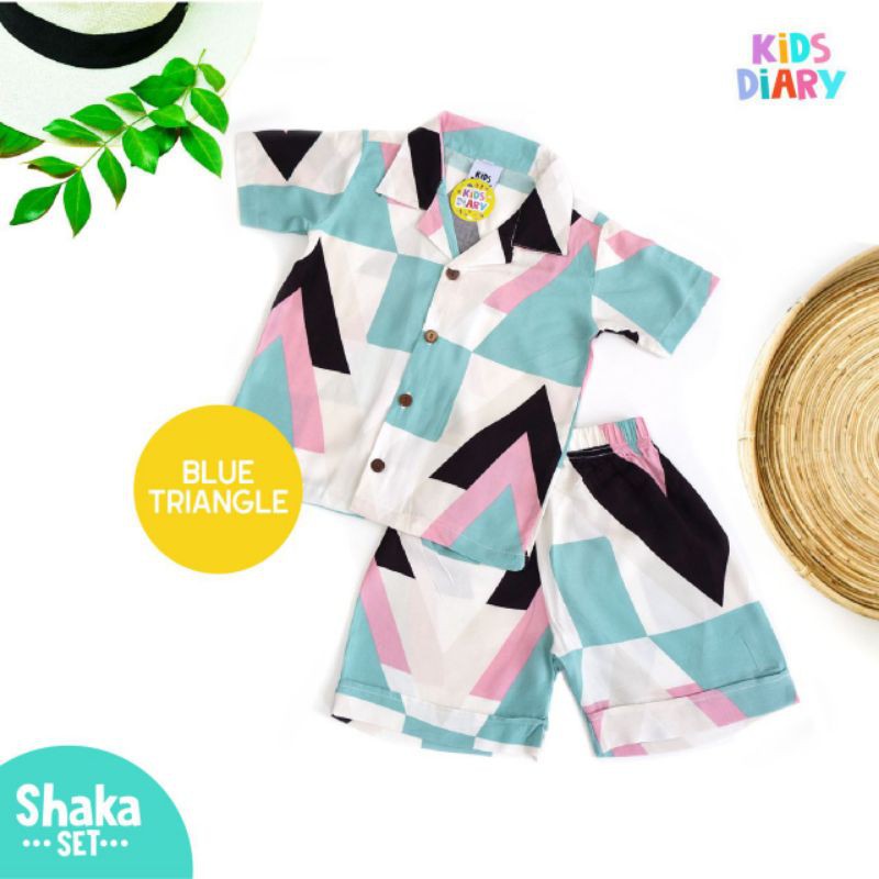 KIDS.DIARY SAKHA SET BAJU PANTAI SETELAN ANAK LAKI-LAKI 8-10TH