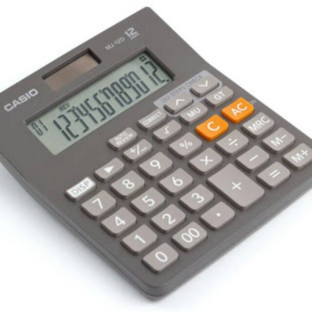 CASIO MJ-12D - Kalkulator Desktop - Check &amp; Correct Calculator #ORIGINAL# GARANSI RESMI