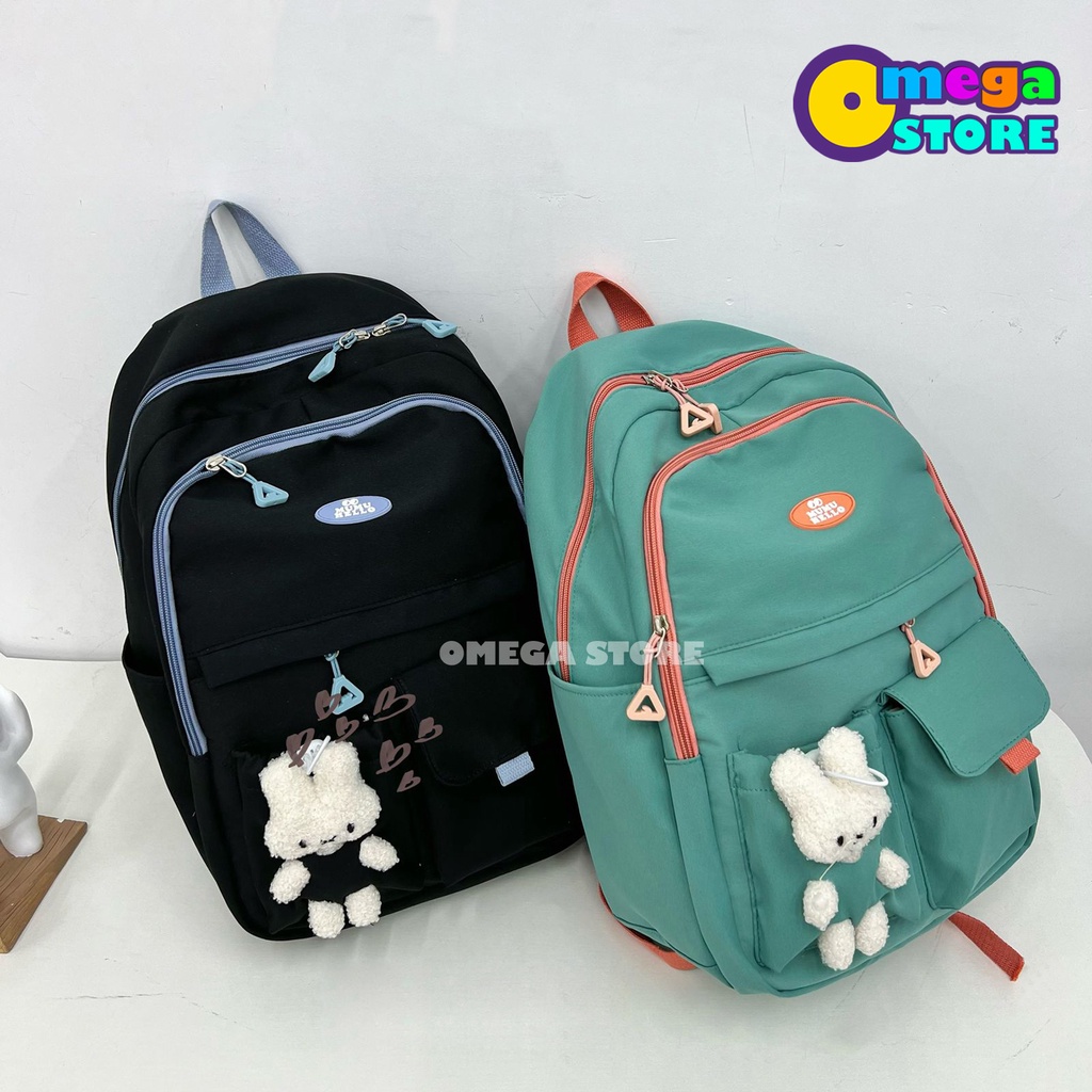 [O&amp;S] Tas Ransel Anak Sekolah Wanita Boneka Beruang Korea Fashion-OS269