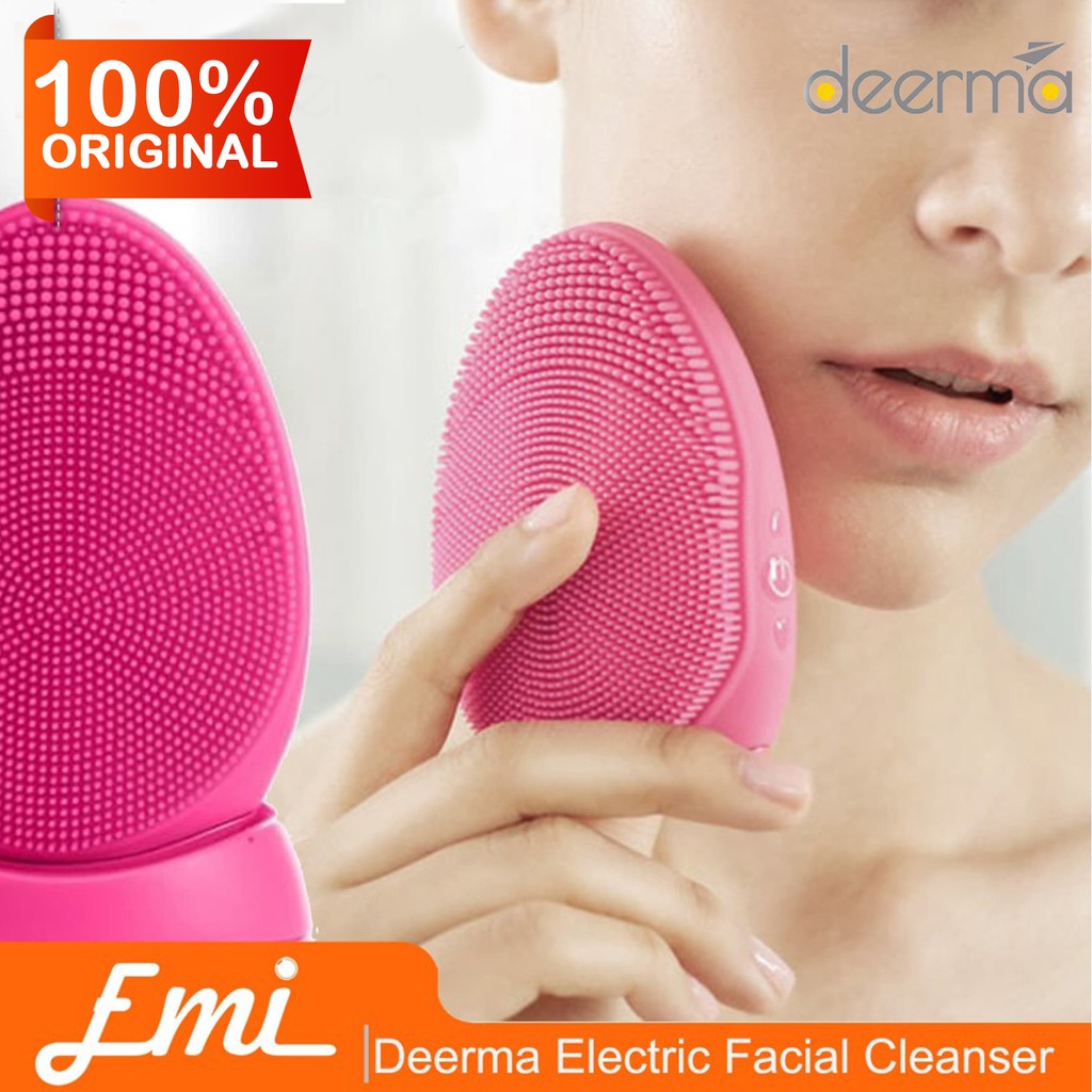 Deerma Electric Facial Cleanser &amp; Face Massage JM128 pembersih wajah foreo
