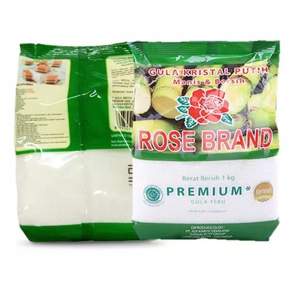 

Gula Kristal Putih Rose Brand 1Kg