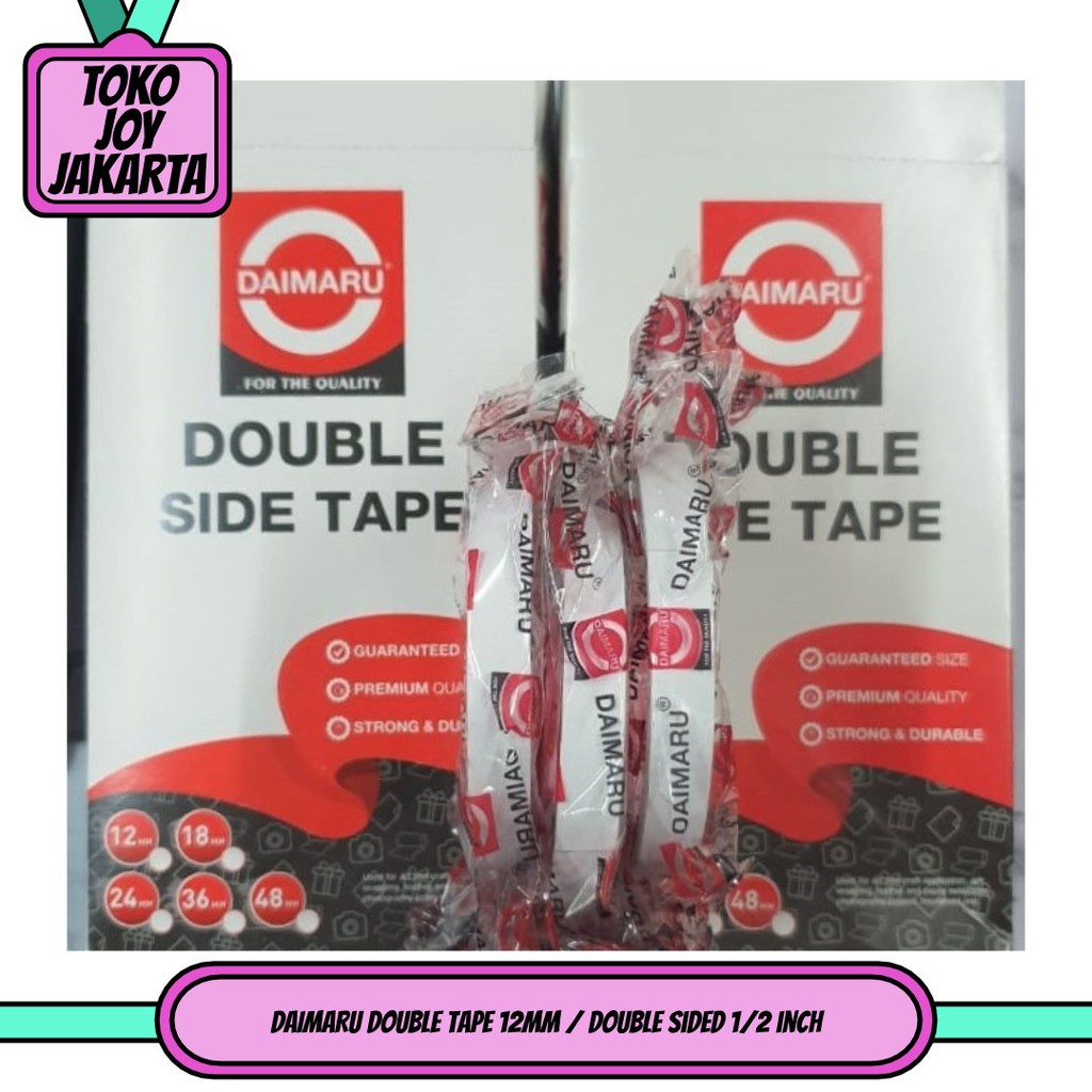 

DAIMARU Double Tape 12mm / Double Sided 1/2 inch