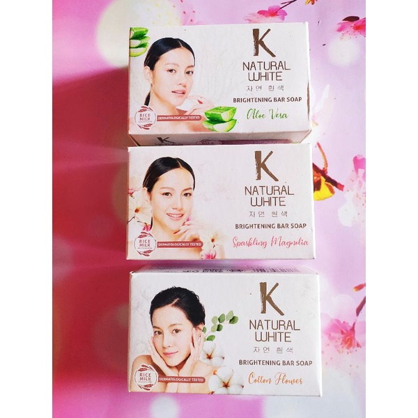 sabun k natural white bar soap sabun batang