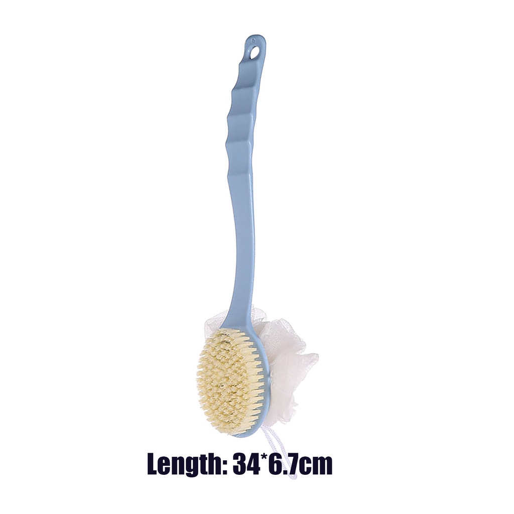 Multifunctional Long Handle Double-sided Body Brush/Back Massage Exfoliation Body Scrub Brush/ Dry Skin Body Soft Double-sided Bath Brush/Bathing Skin  Massage Brush