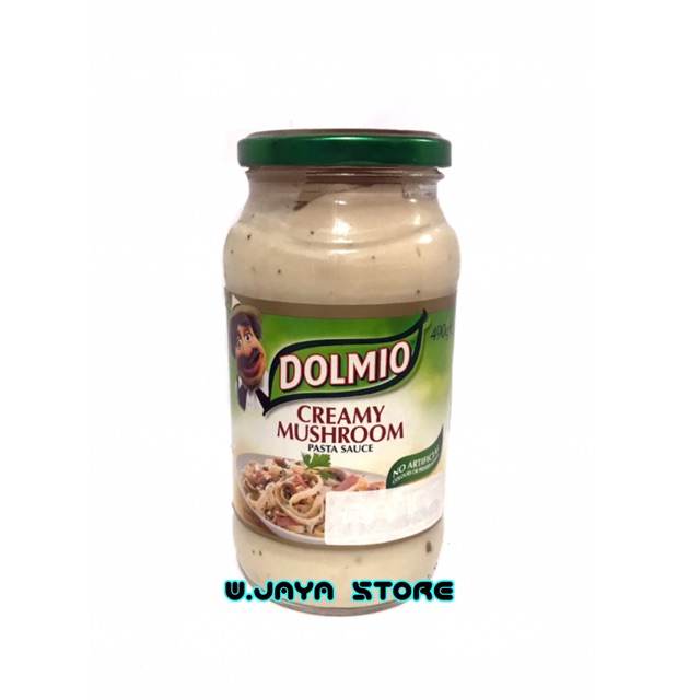 Dolmio Creamy Pasta Sauce Creamy Mushroom 490g Shopee Indonesia