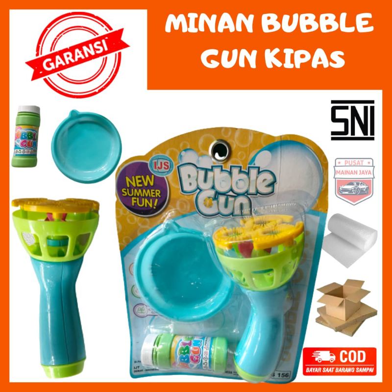 Mainan Bubble Gun Kipas Anak Buble pistol B156