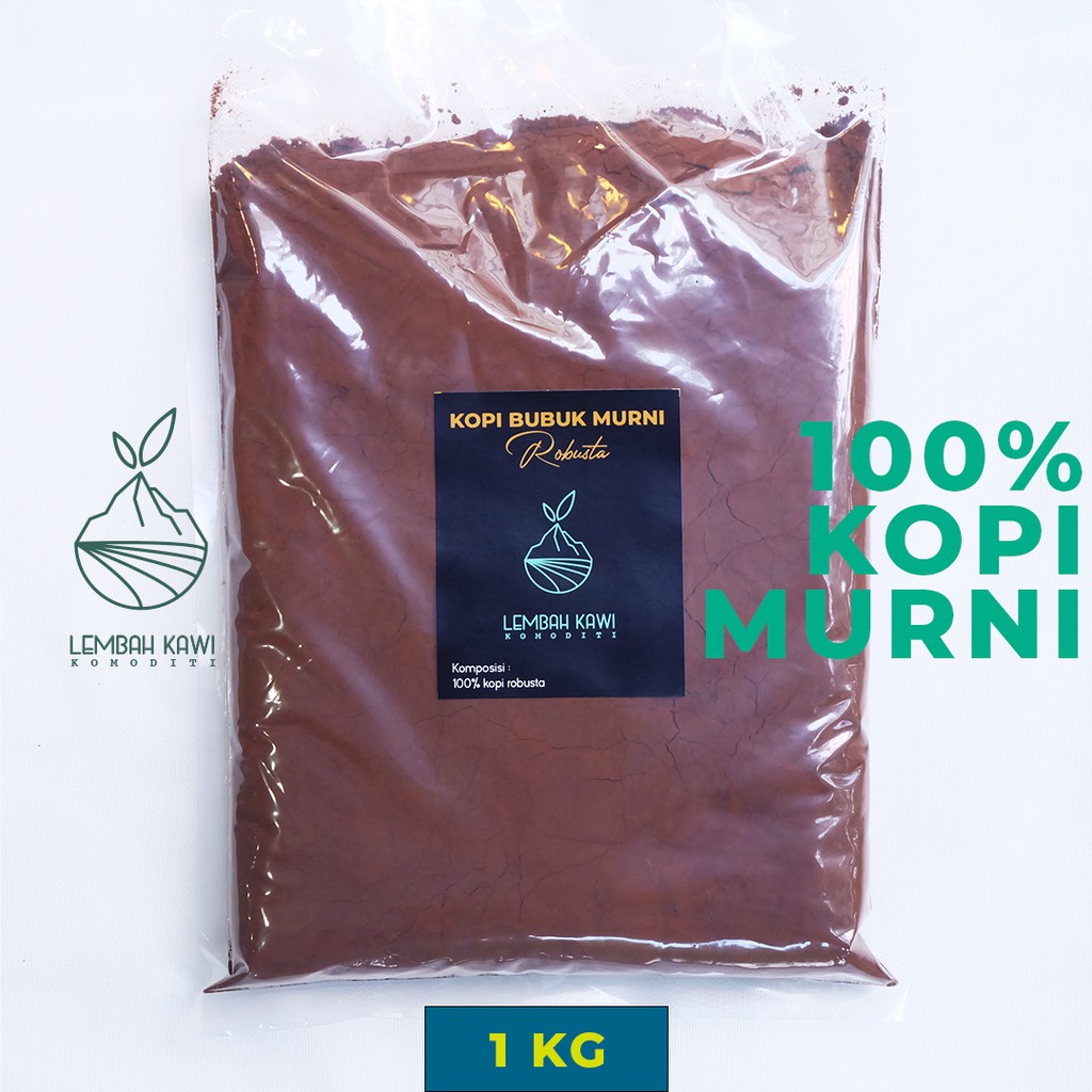 Jual Kopi Bubuk Robusta 1 Kg Kopi Hitam Asli Tanpa Gula Kopi Murni Kopi Kiloan Murah 2582