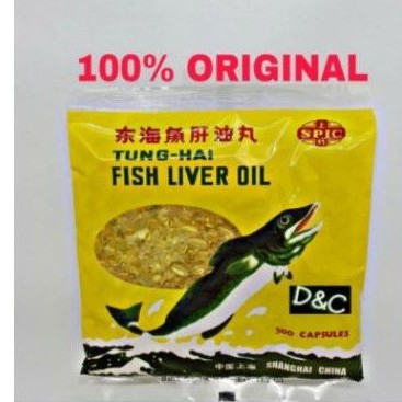 Tung-Hai fish Liver Oil 500 softgel fish oil vitamin kucing anjing