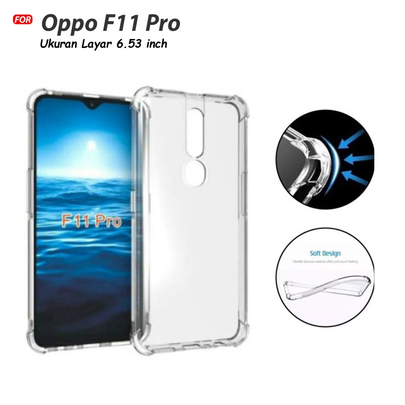 Soft Case Oppo F11 Pro Casing Cover HP Original Premium Woven Silicone