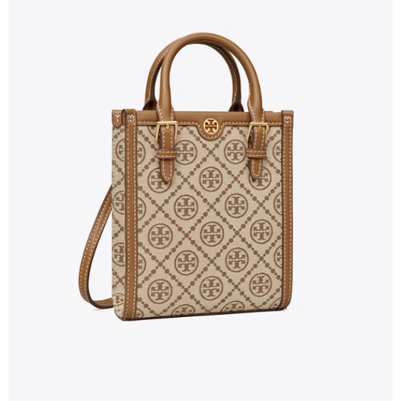 Tory Burch T mogogram Jaquard Mini Tote Bag