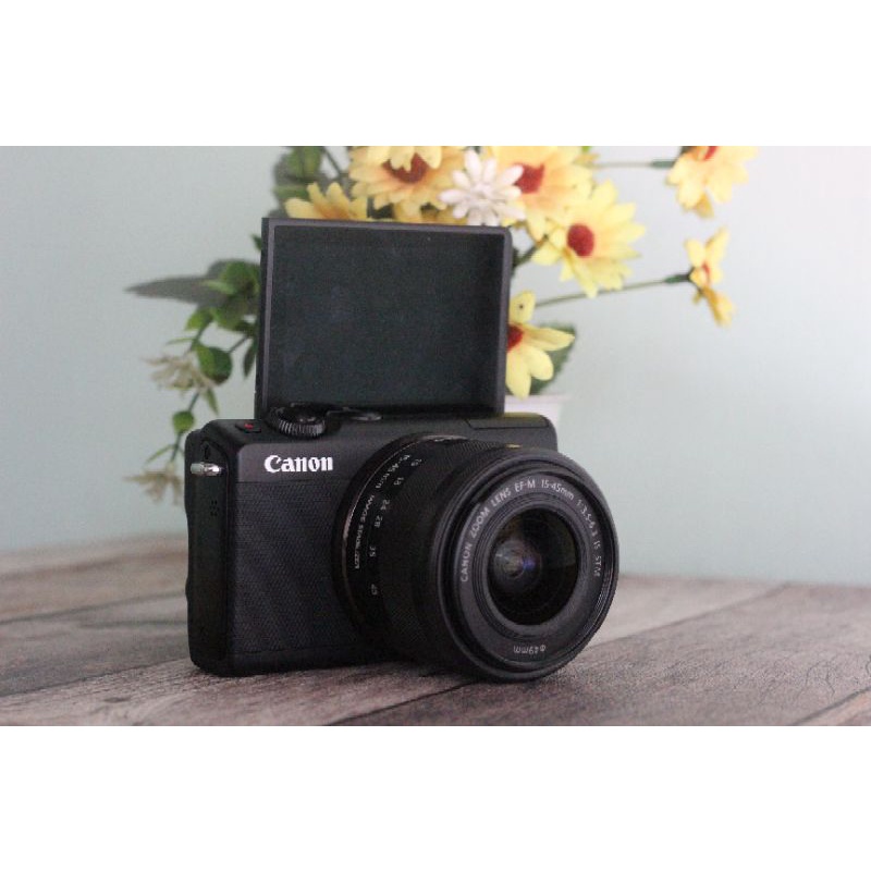 Kamera Canon Eos M100 - Camera Mirrorless Canon Terbaik Sudah support Wifi dan layar sentuh cocok untuk bangun konten-4