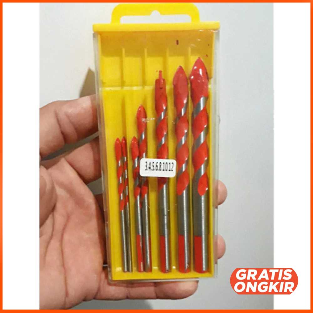 Mata Bor HSS Twist Drill Bit 6-12mm 5 PCS - BA-H21