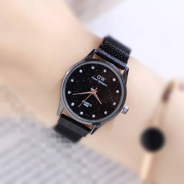 Jam Tangan Wanita Korea DWE Diamond Strap Magnet 7 variaan warna