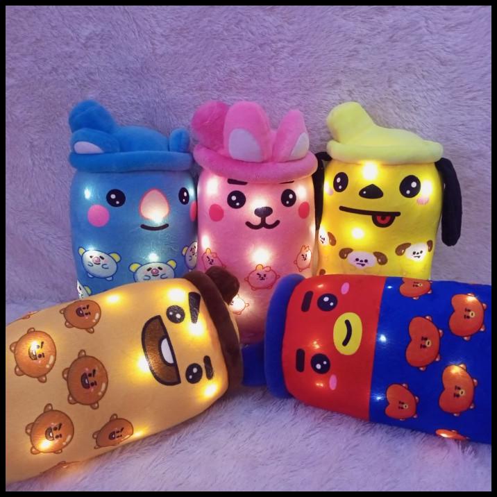 Boneka Boba Bts Bt21 Led Terbaru/Boba Bts Viral