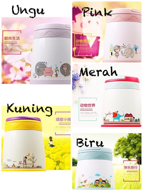 Ban’s Thermos Jar Thermal Soup Insulated - termos sup tahan panas dingin bekal rantang