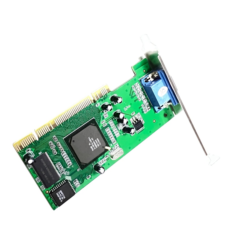 Btsg VGA Video Card ATI Rage XL 8MB PCI VGA Graphics Card Kartu Traktor Multi Display