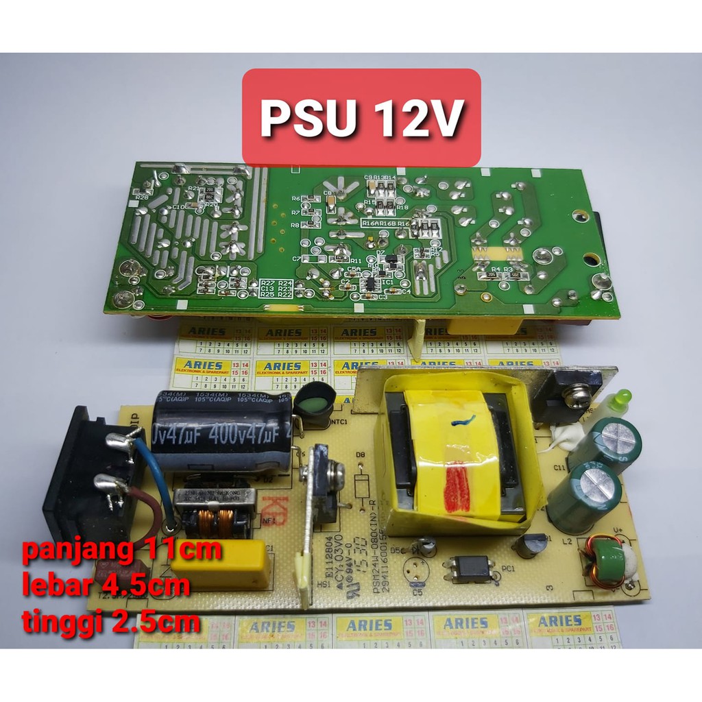 KIT PSU 12V 3A UNTUK KIT PSU LED TV KIT PSU MP5