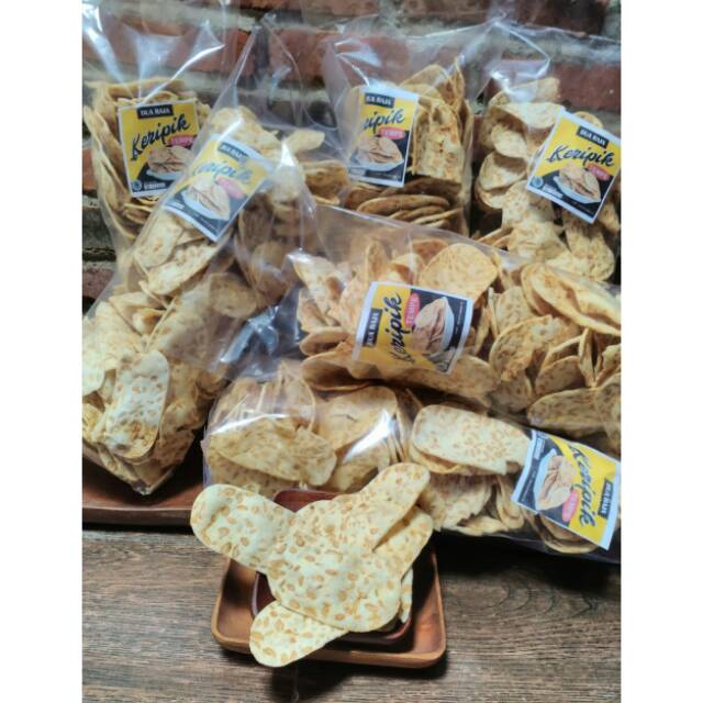 

Kripik tempe sagu renyah dan gurih 500gr/20k