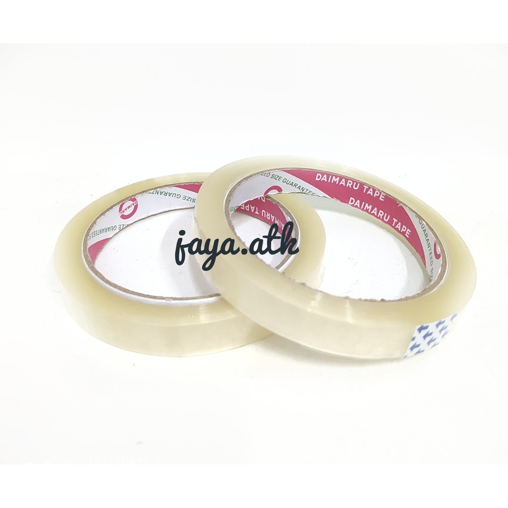 SOLASI BENING ISOLASI SOLATIP BENING 12 MM DAIMARU 12MM X 72Y OFFICE TAPE BAGUS