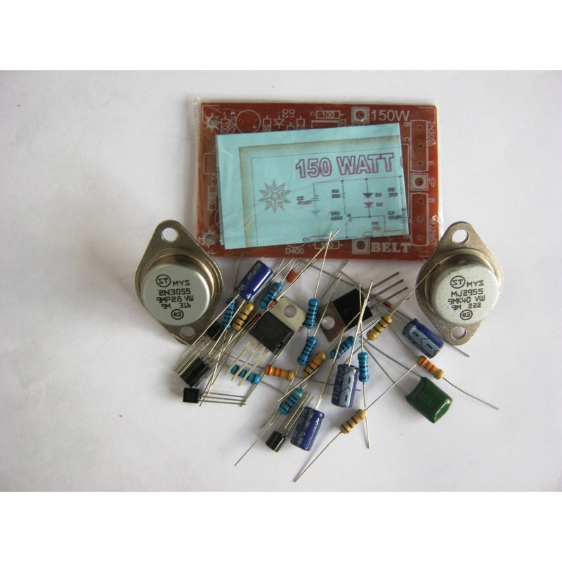 DIY PCB 150 Watt OCL Mono dan Komponen, Transistor 2N3055-MJ2955