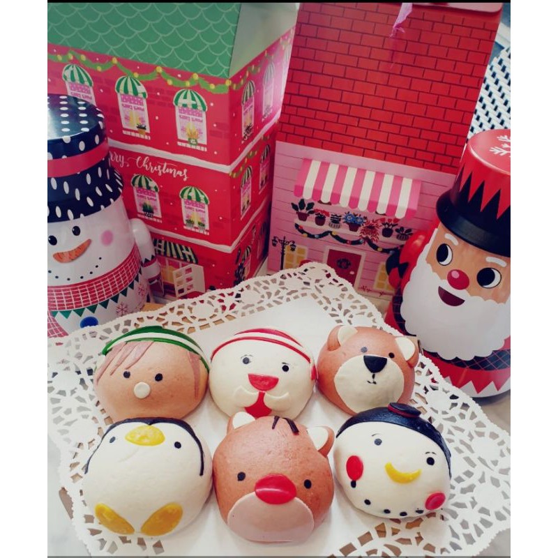 Bakpao karakter Bapao karakter Bapao natal kue Natal Bapao home Made jakarta