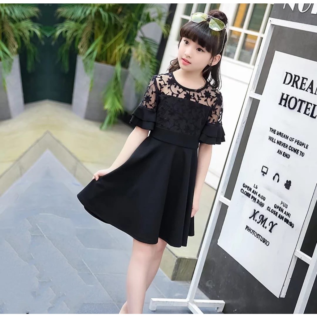 INV - DRESS ANAK  KOREA ALEXA  BRUKAT/ TERBARU / UMUR 5-7 TAHUN/KOREA/BANGKOK