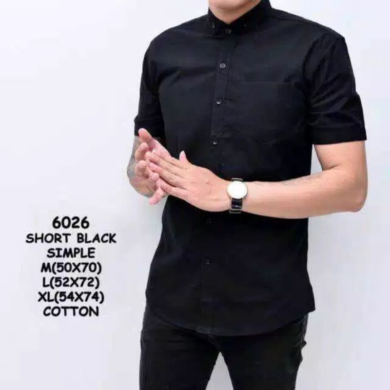 Paket Hemat Kemeja Polos Lengan Pendek Pria Slimfit Casual Formal Terlaris Murah Baju Cowok Kasual Premium Distro Atasan cowo Kerja Kantor Terbaru Kekinian Laki Korean Fashion Original