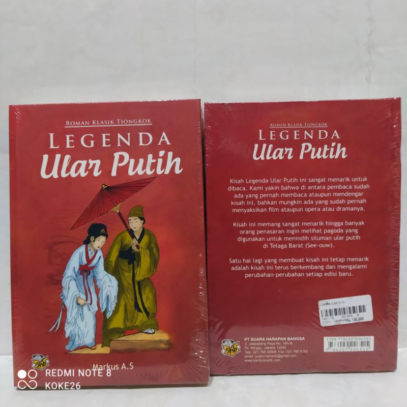 BUKU ROMAN KLASIK TIONGKOK LEGENDA ULAR PUTIH